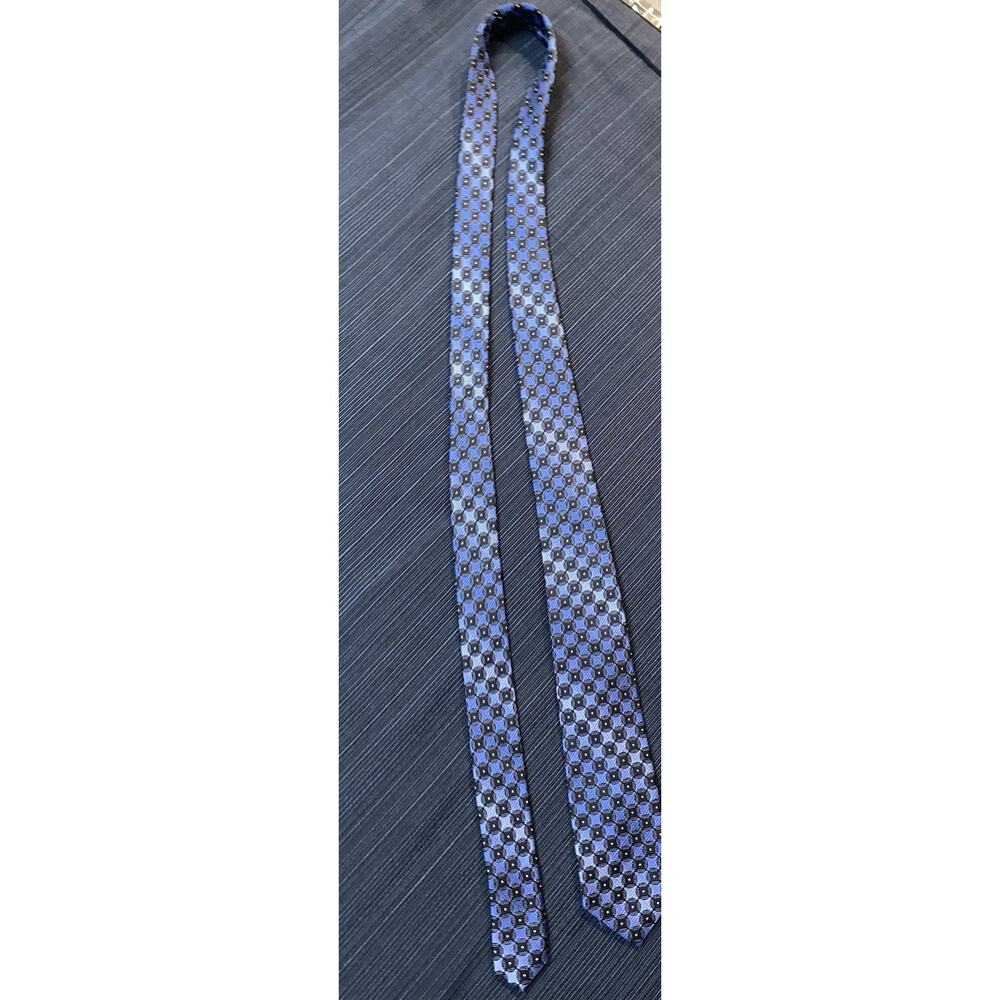 Pierre Cardin Slim Men's Tie Blue Diamond 2.75” W x 58” L 100% Silk